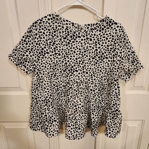 SHEIN Large Short Sleeve Blouse